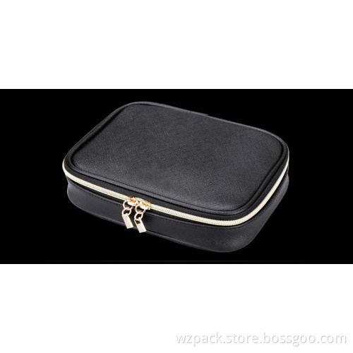 2016 OEM New Women Multifunction Travel PU Leather Cosmetic Bag Makeup Case Pouch Toiletry Organizer